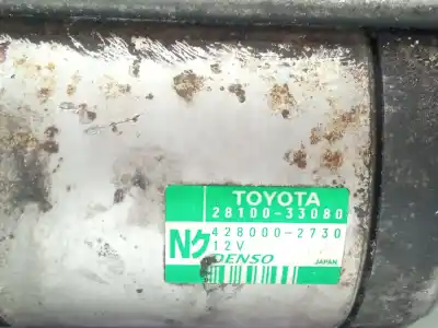 Second-hand car spare part starter motor for toyota corolla (_e12_) 1.4 d (nde120_) oem iam references 2810033080  4280002730