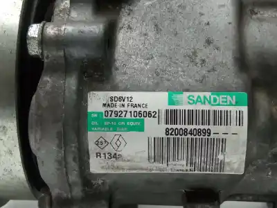 Tweedehands auto-onderdeel airconditioning compressor voor dacia sandero 1.2 16v cat oem iam-referenties 8200840899 sd6v12 sd6vdcf