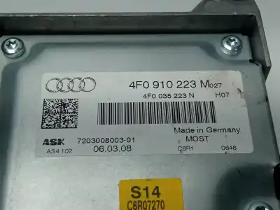 Автозапчасти б/у электронный модуль за audi a6 allroad c6 (4fh) 2.7 tdi quattro ссылки oem iam 4f0910223  4f0910223m