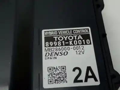 Second-hand car spare part electronic module for toyota yaris active oem iam references 89981k0010  mb2860000012