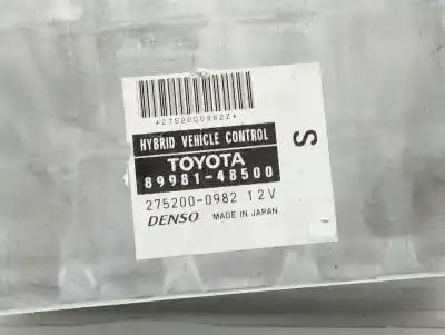 Автозапчастина б/у ебу контролер двигуна для lexus rx 300 (mcu35) 3.0 v6 cat посилання на oem iam 8998148500  2752000982