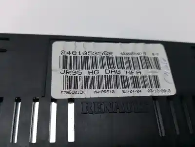 Автозапчастина б/у панель інструментів для renault scenic iii bose edition посилання на oem iam 248105356r  