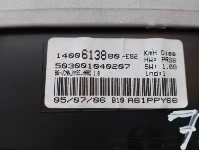 Автозапчастина б/у панель інструментів для citroen c8 2.0 16v sx automático посилання на oem iam 1400613880  