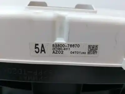 Автозапчастина б/у панель інструментів для lexus ct 200h посилання на oem iam 8380076670  