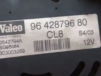 Peça sobressalente para automóvel em segunda mão alternador por citroen saxo 1.6 vts referências oem iam 9642879680  