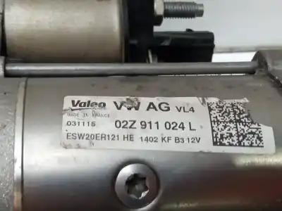 Second-hand car spare part starter motor for audi a1 (8x) ambition oem iam references 02z911024l  esw20er121