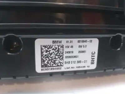 Автозапчастина б/у контроль опалення / кондиціонації для mini clubman (f54) cooper s all4 посилання на oem iam 61319318940  