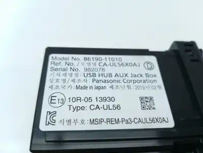 Second-hand car spare part electronic module for lexus ux (za10) 250h e-four oem iam references 8619011010  