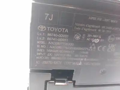 Second-hand car spare part electronic module for toyota yaris active oem iam references 867400d031  