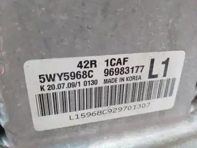 Second-hand car spare part ecu engine control for chevrolet aveo ls oem iam references 5wy5968c  42r1caf