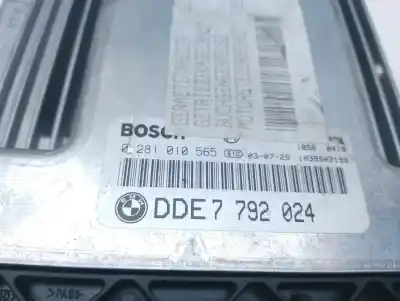 Second-hand car spare part ecu engine control for bmw serie 3 berlina (e46) 320d oem iam references 0281010565  7792024