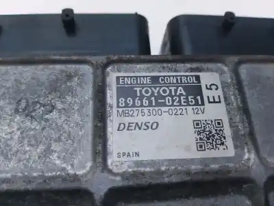 Second-hand car spare part ecu engine control for toyota auris (_e15_) 1.6 (zre151_) oem iam references 8966102e51  