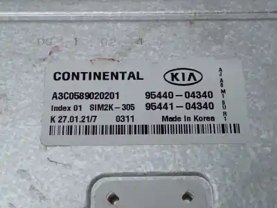 Second-hand car spare part ecu engine control for kia picanto (ja) attract oem iam references a3c0589020201 9544104340 9544004340