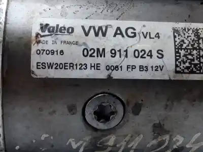 Peça sobressalente para automóvel em segunda mão motor de arranque por audi a3 (8v) ambiente referências oem iam 02m911024s  