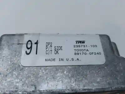 Peça sobressalente para automóvel em segunda mão centralina de airbag por toyota corolla (_e12_) 2.0 d-4d (cde120r_ cde120l_) referências oem iam 891700f240  