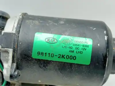 Peça sobressalente para automóvel em segunda mão motor do limpa para brisas por kia soul diva referências oem iam 981102k000  035418360
