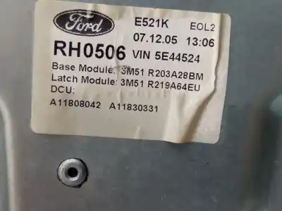 Автозапчастина б/у регулятор переднього правого скла для ford focus c-max (cap) 2.0 tdci cat посилання на oem iam 3m51r203a28bm  
