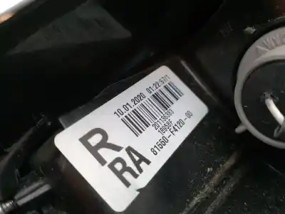 Автозапчастина б/у правий ліхтар для toyota c-hr hybrid dynamic посилання на oem iam 81550f4120  