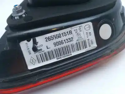 Second-hand car spare part interior left tailgate light for renault kadjar bose edition oem iam references 265550151r  