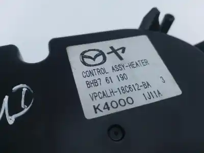 Second-hand car spare part heating / air conditioning control panel for mazda 3 (bl) 1.6 mzr cd (bl14) oem iam references bhb761190  