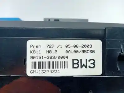 Автозапчастина б/у клімат-контроль для opel astra gtc energy посилання на oem iam 90151363  13274231