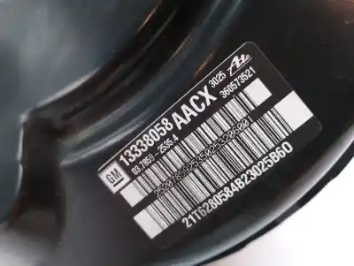 Pezzo di ricambio per auto di seconda mano servo freio per opel astra j (p10) 1.7 cdti (68) riferimenti oem iam 13338058  13286439