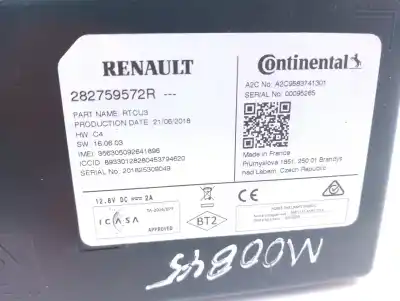 Second-hand car spare part electronic module for renault kadjar bose edition oem iam references 282759572r  