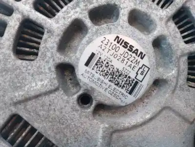 Автозапчастина б/у генератор для nissan qashqai / qashqai +2 i (j10, nj10, jj10e) 2.0 a las 4 ruedas посилання на oem iam 23100jd22m  