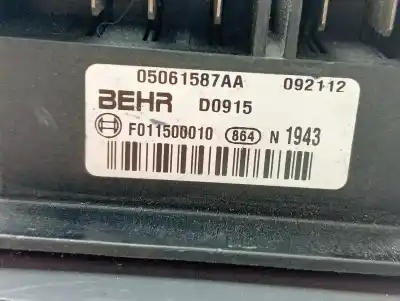 Peça sobressalente para automóvel em segunda mão resistência sofagem chauffage por chrysler 300 c 3.0 crd executive referências oem iam f011500010  