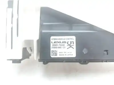 Peça sobressalente para automóvel em segunda mão centralina de motor uce por lexus ux (za10) 250h e-four referências oem iam 8998176240  