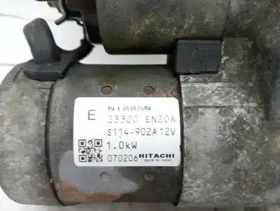 Second-hand car spare part starter motor for nissan note (e11e) 1.5 dci turbodiesel cat oem iam references 2330000qa0  070206