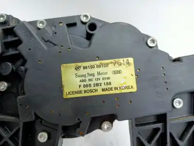 Second-hand car spare part rear windshield wiper motor for ssangyong kyron 200 xdi limited oem iam references 8615009100  
