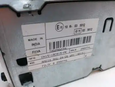 Автозапчасти б/у аудиосистема / радио cd за ford ecosport 1.5 ecoblue tdci ссылки oem iam dn1518c815pk  