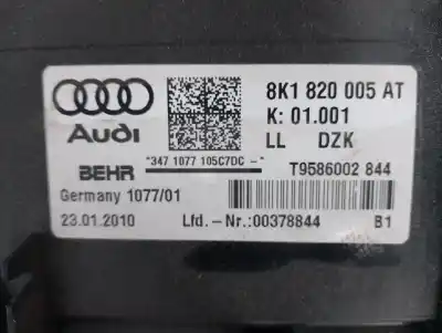Peça sobressalente para automóvel em segunda mão aquecimento normal completo por audi a4 berlina (b8) básico referências oem iam 8k1820007d  8k1820005at