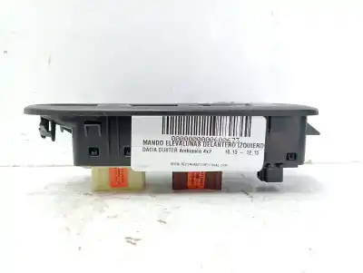 Peça sobressalente para automóvel em segunda mão botão / interruptor elevador vidro dianteiro esquerdo por dacia duster ambiance 4x2 referências oem iam 254111342r  