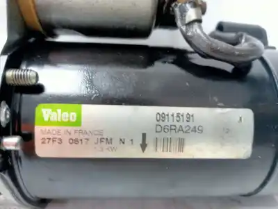 Peça sobressalente para automóvel em segunda mão motor de arranque por opel corsa c 1.2 16v cat (z 12 xe / lw4) referências oem iam 95524889 9115191 d6ra249 Peça sobressalente para automóvel em segunda mão motor de arranque por opel corsa c 1.2 16v cat (z 12 xe / lw4) referências oem iam 95524889 9115191 d6ra249