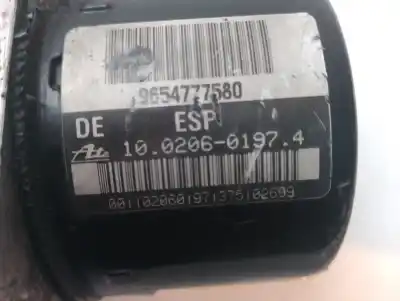 Peça sobressalente para automóvel em segunda mão abs por peugeot 1007 1.4 hdi referências oem iam 4541ts  9654777580