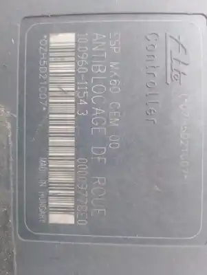 Peça sobressalente para automóvel em segunda mão abs por peugeot 1007 1.4 hdi referências oem iam 4541ts  9654777580
