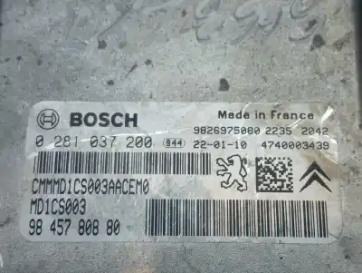 Автозапчастина б/у ебу контролер двигуна для toyota proace verso 1.6 d-4d cat посилання на oem iam su001b3953  0281037200