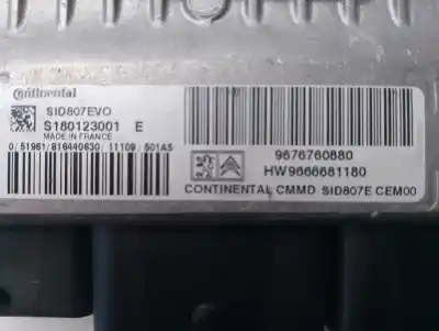 Second-hand car spare part ecu engine control for citroen c4 lim. 1.6 hdi fap oem iam references 194492  9676760880