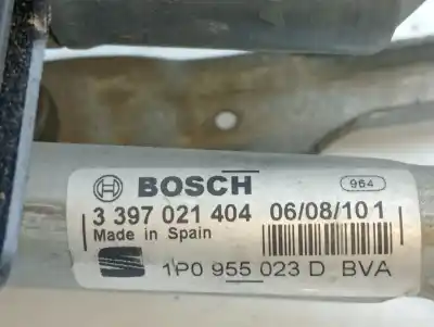Peça sobressalente para automóvel em segunda mão motor do limpa para brisas por seat leon (1p1) 1.6 tdi referências oem iam 1p0955602a  3397021404