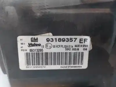 Pezzo di ricambio per auto di seconda mano faro anteriore sinistro per opel corsa a city riferimenti oem iam 93189357  