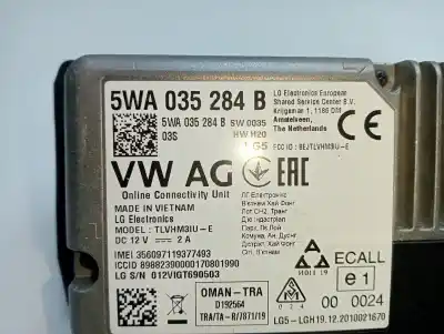 Second-hand car spare part electronic module for seat ateca (kh7) fr go oem iam references 5wa035284b  5wa035284b