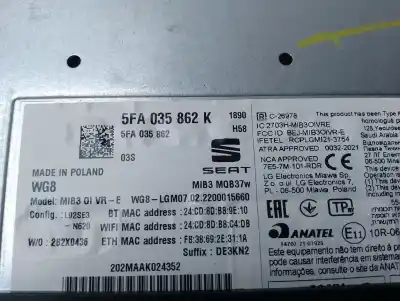 Автозапчастина б/у gps навігаційна система для cupra formentor tsi cupra посилання на oem iam 5fa035862k  