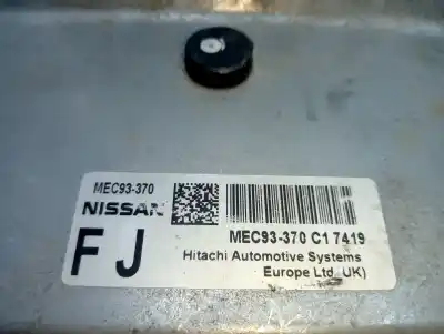Second-hand car spare part ecu engine control for nissan qashqai / qashqai +2 i (j10, nj10, jj10e) 2.0 a las 4 ruedas oem iam references 23710jd62a  mec93370