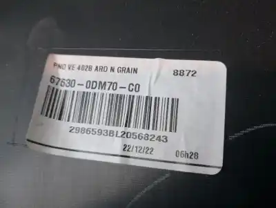 Автозапчасти б/у обивка задней правой двери за toyota yaris (_p13_) 1.5 hybrid (nhp130_) ссылки oem iam 676300dm70c0  