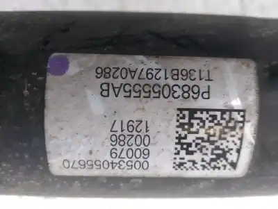 Peça sobressalente para automóvel em segunda mão cardan dianteiro por jeep compass 2.0 crd cat referências oem iam p68305555ab  