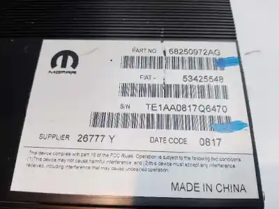 Second-hand car spare part electronic module for jeep compass 2.0 crd cat oem iam references 68250972ag  