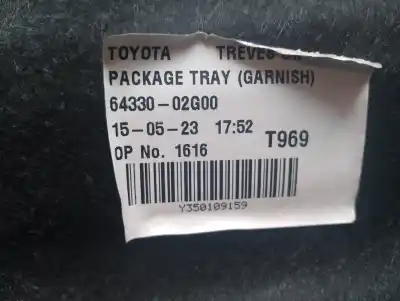 Second-hand car spare part trunk lid for toyota corolla (e21) hybrid advance oem iam references 6433002g00c0  