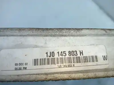 Автозапчастина б/у інтеркулер для seat leon (1m1) signo посилання на oem iam 1j0145803h  